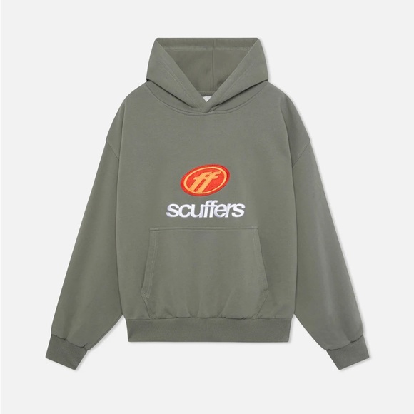 sage green scuffers hoodie - Picture 1 of 6